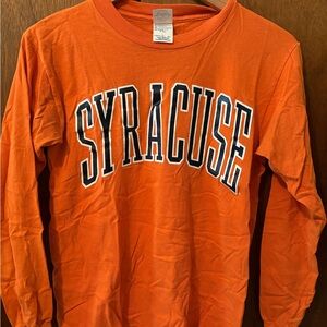 Orange Syracuse Long Sleeve Shirt